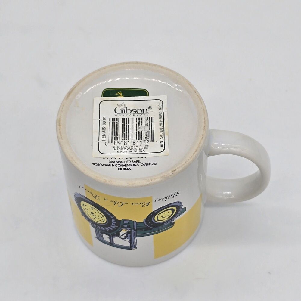 Gibson John Deere Coffee Mug Nothing Runs Like a Deere! - Picture 5 of 5
